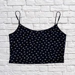Brandy Melville Floral Crop Top
